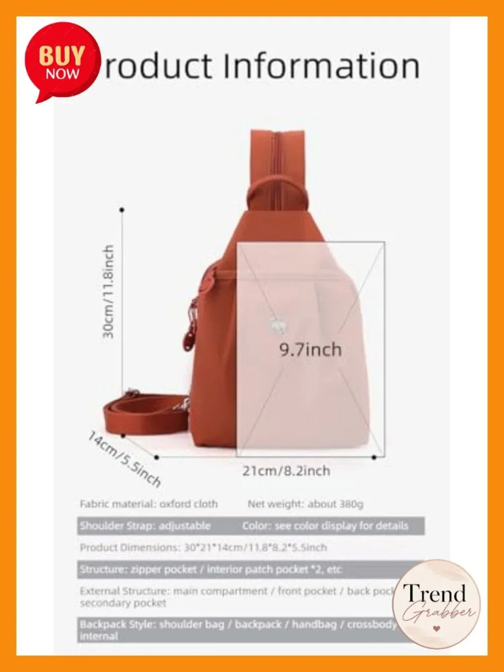 3-in-1 Convertible Anti-Theft Tote Backpack RFID Water-Resistant Oxford